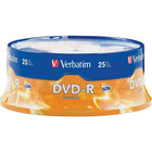 Verbatim DVD-R 4.7GB, 16x, 25 Pack-Compatible with up to 16X DVD-R Hardware