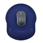 DAC - Tapis de souris « piste de course » Super-Gel MP-123 avec repose-poignet - 9 3/4 po x 8 1/4 po x 3/4 po - bleu-Coussin Super-GelTM, recouvert de Lycra®