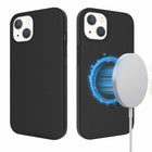 Blu Element - Coque Armour Rugged avec MagSafe pour iPhone 16e/15/14/13 - Noire-Double couche absorbant les chocs à l'intérieur avec coque extérieure rigide