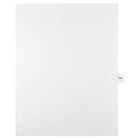 Mark Maker Legal Exhibit Index Tab White Single Tabs, 1/15th Cut, Letter Size, No Holes, Number 114, 25 Pack-White Single Tabs, 1/15th Cut