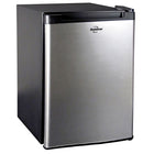 Koolatron Stainless Steel Compact Fridge - 1.76 cu. Ft. / 50 L-Designed to fit most semi-trailers, including Kenworth, Peterbilt 63” Sleeper, Freightliner Century, Columbia, Coronado, and Mack Series Trucks