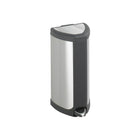 Safco Step-On Receptacle-Lid closes slowly and quietly to prevent any snap down effect preventing slamming of the lid