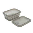 Minimal Silicone Food Storage Container - Grey - 660ml - Set of 2-Freezer, dishwasher, microwave and oven safe