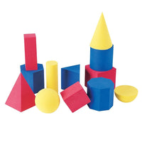 Learning Resources ? Formes géométriques en mousse souple, maternelle à 1re secondaire-Groupe d’âge et niveau : Enfants de 5 à 13 ans et de la maternelle à la 7e année