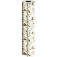 JAM Paper Industrial Size Bulk Wrapping Paper Rolls, Fairy-tale Forest, 1/2 Ream (834 Sq. Ft)-417ft x 24in (834 sq. ft)