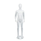 Can-Bramar RP Fiber Glass Kid Mannequin, 47"H, 12" Dia Glass Base, Matte White-Perfect for fashion displays and store fixtures.