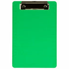 JAM Paper Small Plastic Memo Clipboard - 6" W x 9" H - Green - 12 Pack-Color: Green. Be stylish and organized with colorful clipboards.
