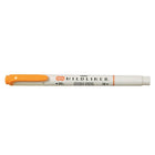 Zebra Mildliner Double-Ended Pen-Style Highlighter - Mild Apricot-Double ended: Bullet & Chisel Tip
