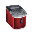 Frigidaire Stainless Steel Ice Maker - Stainless Steel - Red-Bullet shaped ice