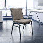 Flash Furniture HERCULES Series Heavy Duty Stack Chair - Grey Fabric-.625" Thick Plywood Seat