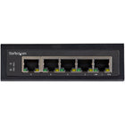 StarTech Industrial 5 Port Gigabit PoE Switch-ROBUST DESIGN: Industrial Network Switch with MTBF 500,000+hrs @ 50C, Vibration, shock & free fall rated, Rugged industrial IP-30 aluminum housing, -40C to 75C hardened operating temp, DIN/Wall Mount