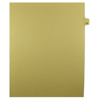 Mark Maker Legal Exhibit Index Tab Buff Single Tabs, 1/25th Cut, Letter Size, No Holes, Number 105, 25 Pack-Buff Single Tabs, 1/25th Cut