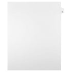 Mark Maker Legal Exhibit Index Tab White Single Tabs, 1/25th Cut, Letter Size, No Holes, Number 53, 25 Pack-White Single Tabs, 1/25th Cut