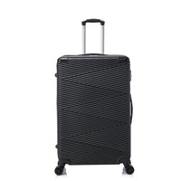 TOSCANO INTRECCIARE 30" Hardside Large Luggage - Black-Designed in Italy