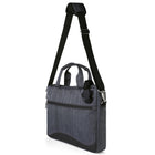 Vangoddy Wave 15.6" Laptop Messenger Bag - Black-Generous exterior pocket for stationery, cable, wallet, cell phone, and other necessities on the go