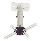 Kanto P101W Universal Projector Mount for Flat and Sloped Ceilings, White-Ball swivel allows for 360 Degree rotation