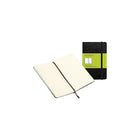 Moleskine Classic Black Hard Cover Pocket Plain Notebook, 3-1/2" x 5-1/2"-Acid-free paper