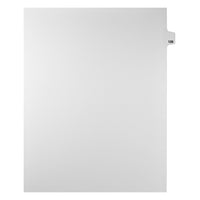 Mark Maker Legal Tabs - Letter Size - White - 1/25th cut - 25 tabs per package - 5 packages Pack - Number 129-White Single Tabs