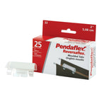 Pendaflex - Onglets moulés transparents en plastique - 2 po, coupé 1/5, paq./25-Onglets de 2 po de largeur 