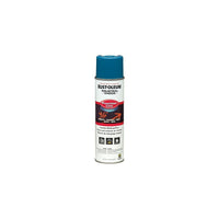 Rust-Oleum Water Based Inverted Marking Paint, Caution Blue 17oz (203031)-Container Type: Aerosol Can