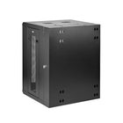 StarTech 15U Wall-Mount Server Rack Cabinet, 20" Deep, Hinged (RK1520WALHM)-Secure your mission-critical equipment with a locked enclosure