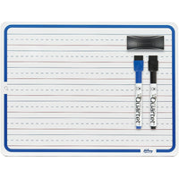 Hilroy Double-Sided Dry-Erase Lapboard - 9" x 12"-Melamine lapboard is suitable for classroom and home use with a dry-erase surface that is durable and smooth