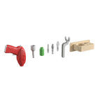 Flash Furniture Bright Beginnings Commercial Grade 8 Piece Tools & Holder Accessory Set for Modular STEAM Wall Systems-Clean with a Damp Cloth
