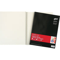 Studio pro Sketch Book, Coil Bound, 100 Sheets, 11" x 14"-Premium paper twin wire sketch books provide versatile paper, ideal for sketching with charcoals, pastels, and pencil media