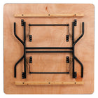 Flash Furniture 48" Square Wood Folding Banquet Table-Seats up to 8 Adults