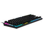 Corsair K60 Pro TKL RGB Tenkeyless Optical-Mechanical Gaming Keyboard - Black-Keyboard Material: Aluminum, black anodized, brushed finish
