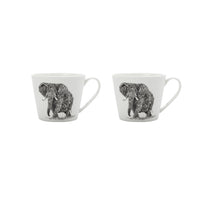 Maxwell & Williams Mug - African Elephant - Pack of 2-Dinnerware