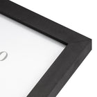 Gry Mattr Wood Photo Frame without Mat - Black - 8" x 10"-Matte Black Wood Frame