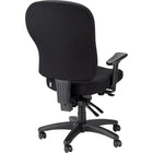 Tempur-Pedic Fabric High-Back Task Chair, Black-One-touch pneumatic seat height adjustment allows you to easily adjust the chair to the desired height