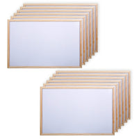 CTG Brands Small White Board, 11.5 x 17.5", White, 12 Pack-Set: comes with two metal hangers for easy horizontal and vertical wall display