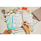 Zebra Mildliner Double-Ended Pen-Style Highlighter - Mild Summer Green-Doesn't bleed through