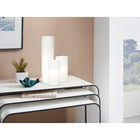 Eglo Geo In-Line Switch Table Lamp - 18" - White Glass-Uses 1 x 100W max. Medium Base Bulb (Sold Separately)