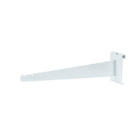 Can-Bramar Gridwall Shelf Bracket, 14", White, 50 Pack-Comes with 10" and 12" depth adjustable glass shelves, white MDF sliding doors and tempered safety glass. (EC-SC6W)