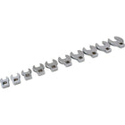 Gray Tools – Ensemble de 10 clés à ergot à fourche SAE de 3/8 po, chromé miroir, 3/8 à 1 po-Contient les tailles : 3/8, 7/16, 1/2, 9/16, 5/8, 11/16, 3/4, 13/16, 7/8, 1(po).