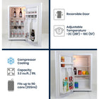 Coors Light Compact Fridge with Bottle Opener - 3.2 cu ft-Reliable and energy-efficient compressor cooling technology
