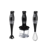 Brentwood Hand Blender & Food Processor with Balloon Whisk - Black-Hand Blender and Food Processor