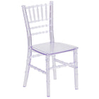 Flash Furniture Kids Crystal Transparent Chiavari Chair-330 lb. Weight Capacity