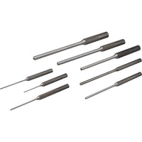 Gray Tools 8 Piece Pilot Punch Set-Contains: Punch Pilot Punches sizes: 2 3/4", 3 1/4", 3 1/2", 4", 4 1/2", 4 1/2", 5" & 5 1/2".