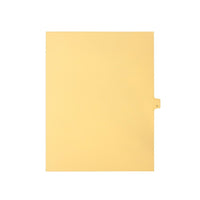 Mark Maker Legal Exhibit Index Tab Buff Single Tabs, 1/26h Cut, Letter Size, No Holes, Letter N, 25 Pack-Buff Single Tabs, 1/26th Cut