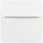 JAM Paper 5 x 5 Square Envelopes, White, 250 Pack (28414H)-White envelope