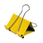 JAM Paper Binder Clips, Large, 41 mm, Yellow, 12 Pack (340BCye)-4