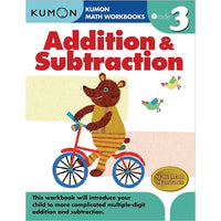 Kumon Publishing Kid's Educational Workbooks Addition & Subtraction - Grade 3-Children's Educational