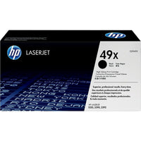 HP 49X (Q5949X) Black High Yield Original LaserJet Toner Cartridge-High-yield toner cartridge, up to 6000 pages