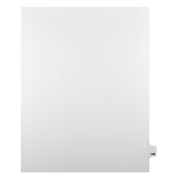 Mark Maker Legal Tabs - Letter Size - White - 1/25th cut - 25 tabs per package - 5 packages Pack - Number 148-White Single Tabs