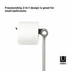 Umbra Tucan Toilet Paper Stand - Nickel Metallic Finish-Steel