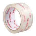 Staples Clear View Light-Duty Packaging Tape, 48 mm x 50 m, 2.0-mil, 6 Pack-Commercial grade